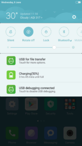 MIUI V8 kombinierte Ansicht