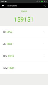 LeEco Le Pro 3 Antutu Benchmark