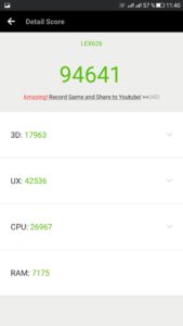 LeEco Le S3 Antutu Benchmark