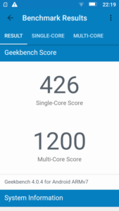 Lenovo Vibe B Benchmarks 3