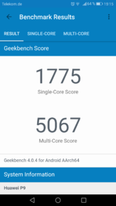 Huawei P9 Geekbench 4 1