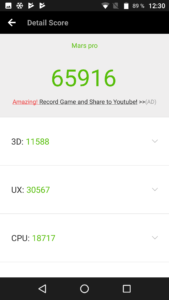 Vernee Mars Pro Antutu Benchmark