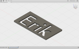 Fusion 360 Nametag