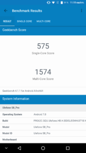 Ulefone S8 Pro Benchmarks 2