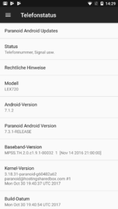 LeEco Le Pro 3 Elite Paranoid ROM 1