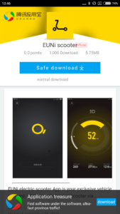 Xiaomi EUNi Scooter App