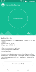 Doogee Mix 2 Update