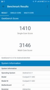 LeEco LeRee Le3 Geekbench