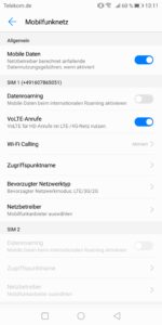 Huawei Mate 10 Pro Test Screenshot Empfang 1