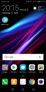 Huawei Mate 10 Pro Test Screenshot System