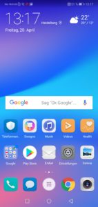 Huawei P20 Lite Android 8 with EMUI 3