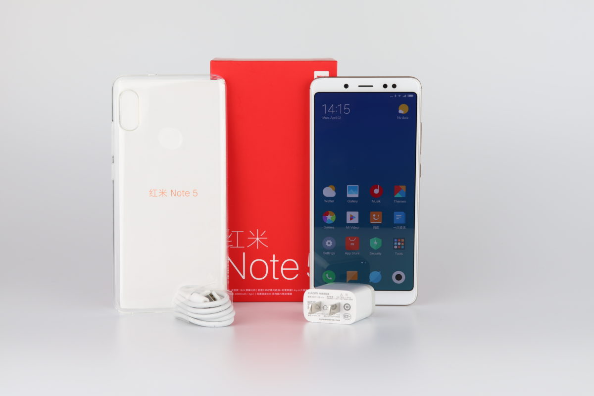 Lieferumfang Redmi Note 5