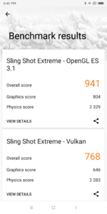 Xiaomi Redmi Note 5 3D mark benchmark