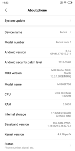 Xiaomi Redmi Note 5 MIUI 10 Test 5