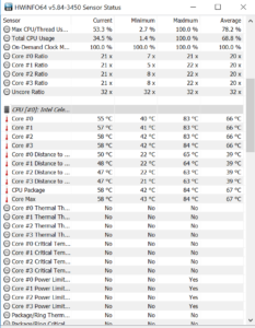 Teclast F7 Temperatur