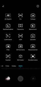 Honor 10 Testbericht Screenshot Kamera 2