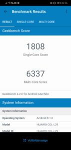 Honor 10 Testbericht Screenshots Benchmarks 5