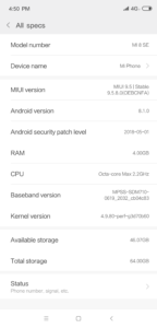 xiaomi mi8 se test MIUI 9.5 vs. MIUI 10 2