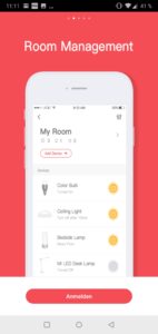 Yeelight 2nd Generation Smart Bulb Glühbirne Testbericht Screenshot Yeelight App Google Smart Home 2