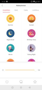 Yeelight 2nd Generation Smart Bulb Glühbirne Testbericht Screenshot Yeelight App Google Smart Home 8
