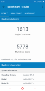 Nubia Z18 Mini System Benchmarks 14