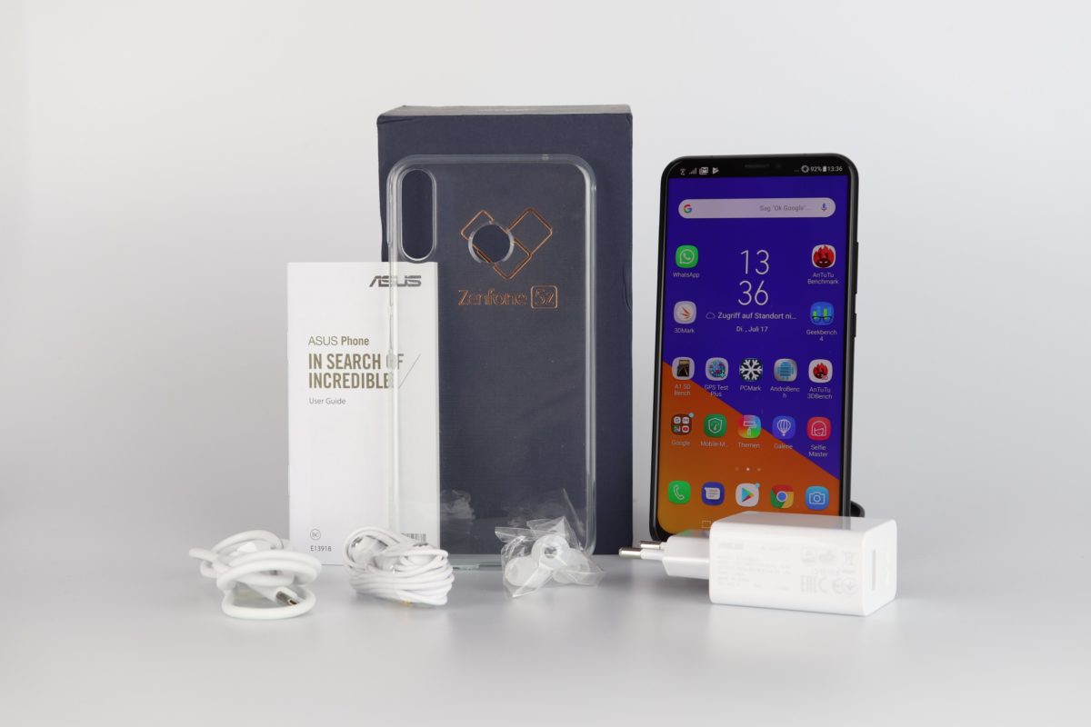 Asus Zenfone 5Z Lieferumfang