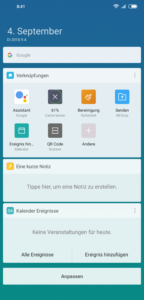 App Übersichtsseite MIUI for Poco