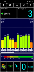 GPS Test 29 Satelliten