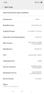 Xiaomi Redmi Note 6 Pro System MIUI 9 2