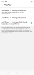 realme 2 pro hintergrundaktivitäten