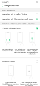 realme 2 pro wischgesten