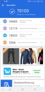 Samsung Galaxy A6 Benchmarks 2