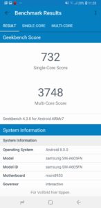 Samsung Galaxy A6 Benchmarks 3