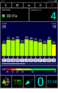 GPS Test Empfang Xiaomi MI Pad 4 Plus 2