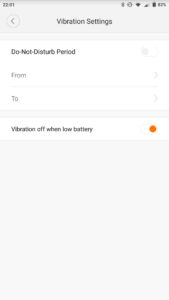 Xiaomi Mijia SYB01 Mi Home weitere Settings