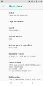 Cubot KingKong3 screenshor 5