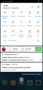 Huawei Mate 20 x emui 4