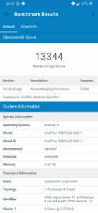 OnePlus 6T Geekbench GPU 