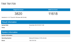 Geekbench 4 CPU benchmark