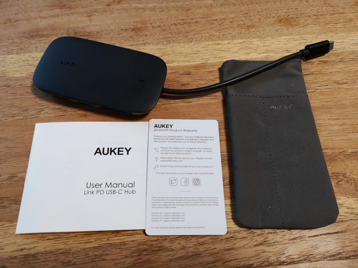 Aukey 7in1 TypeC Hub 8