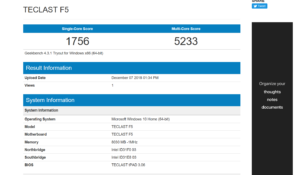 teclast  benchmark