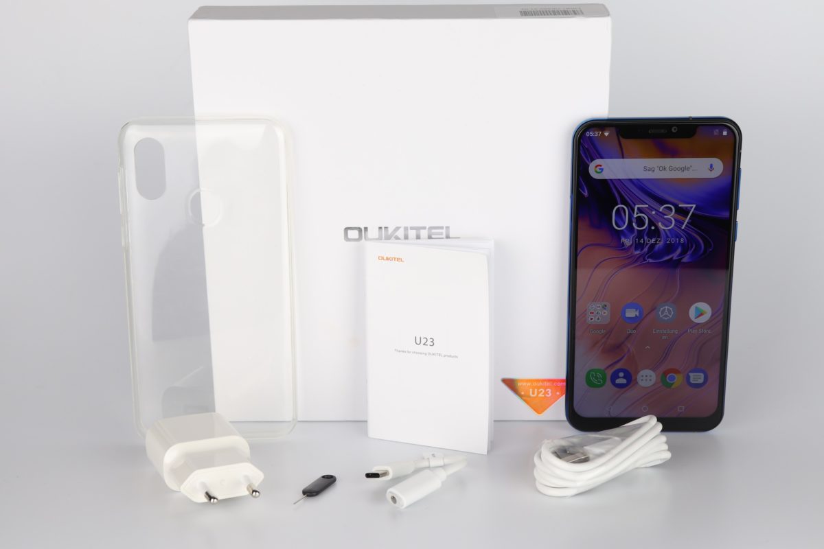 Oukitel U23 Lieferumfang