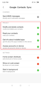 Google Playstore und Contact Sync Xiaomi MIUI installieren 9 1