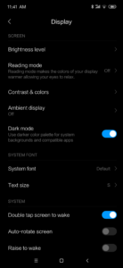 Dark Mode und Always On display xiaomi mi 9 3