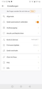 Anker Roav Viva Testbericht Screenshot Roav App 3