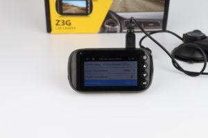 Z Edge Z3G Dashcam Funktionen Menü 1