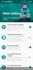 Motorola moto g7 plus motoactions 1