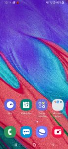 samsung a40 One UI Home