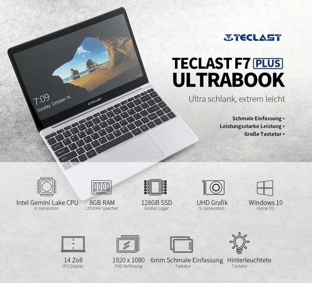 Teclast F7 Plus Daten