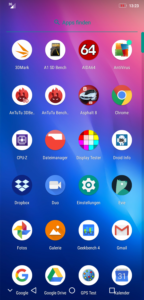 Ulefone S10 Pro AppDrawer